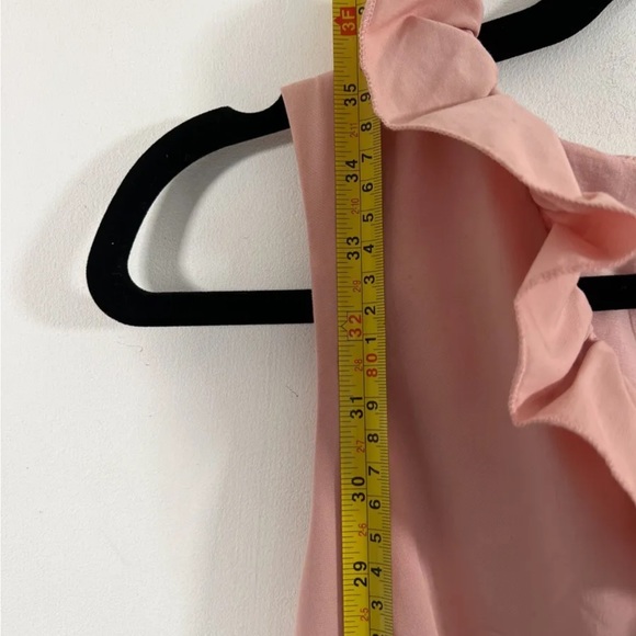 Ted Baker Dress Womens 3 Medium Pink Ruffled Prom Party Wedding Guest Occasion - Picture 5 of 11